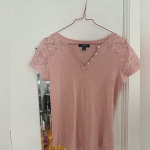 Chaps Pink Blouse